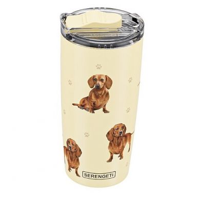 Travel Mug - Dachshund (Red)